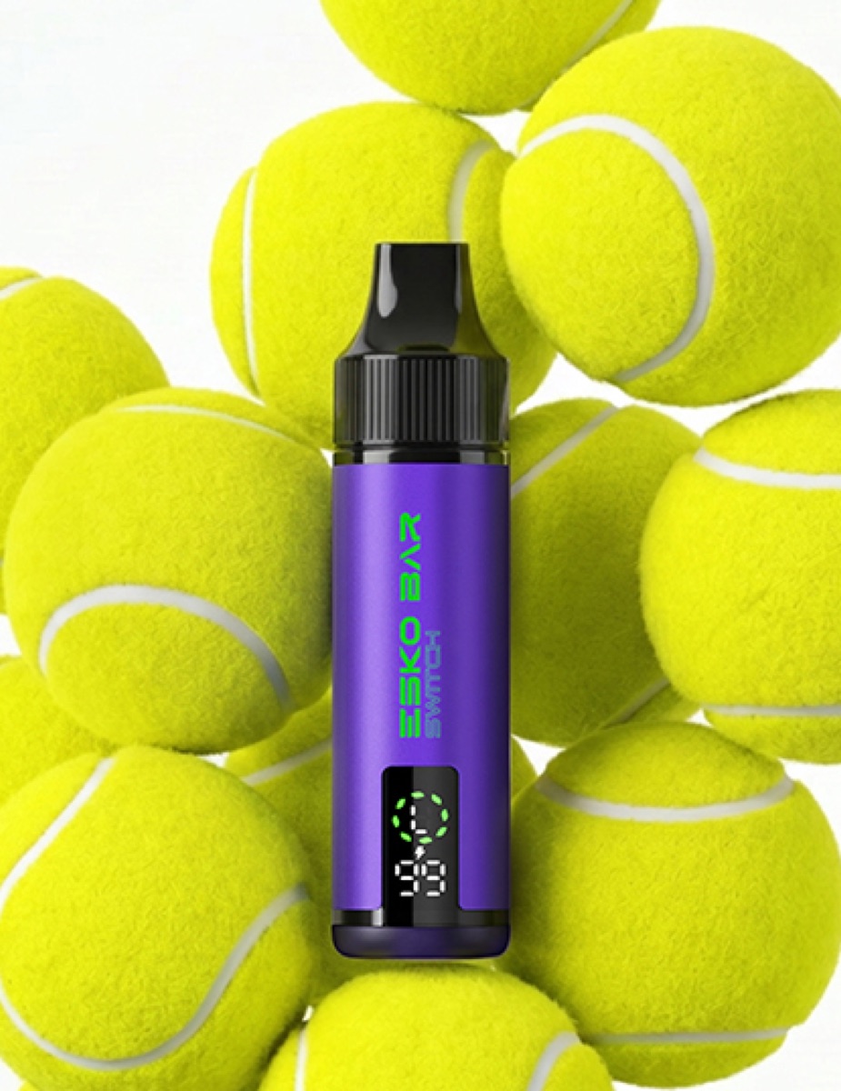 Purple ESKO BAR with tennis balls