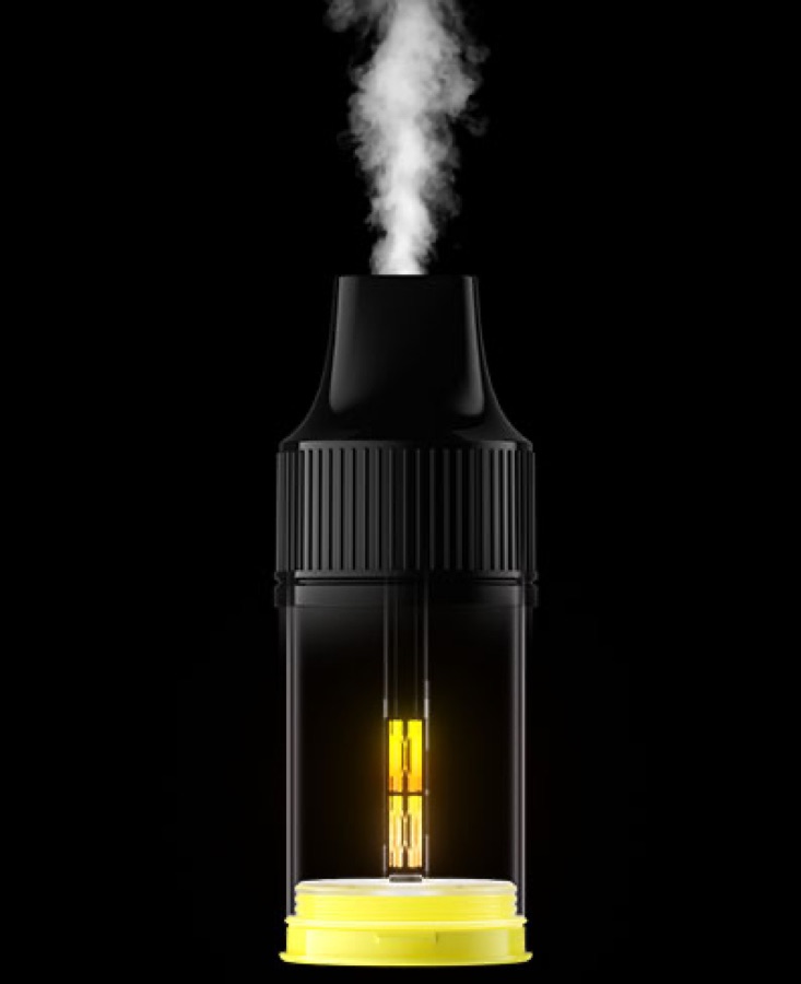 Dual coil atomizer with vapor